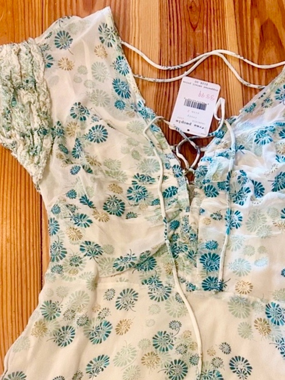 FREE PEOPLE New Yours Truly boho chic lined dress